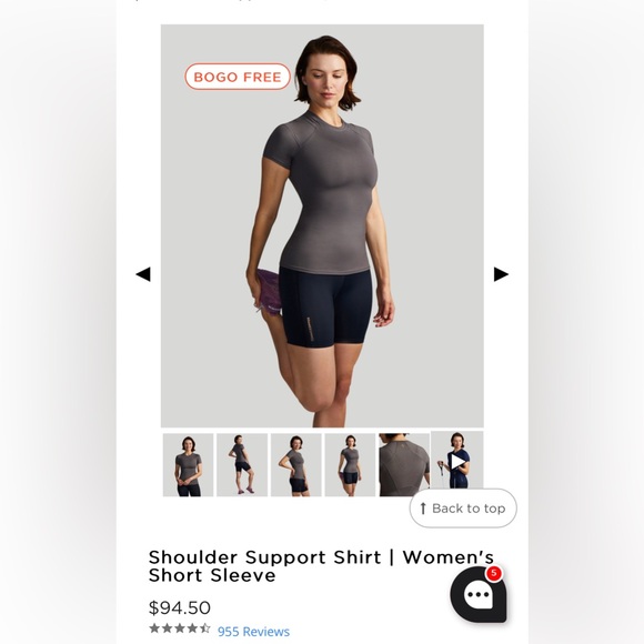 Tommie Copper - Shoulder Support compression t-shirt - Picture 4 of 5